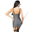 Костюм учительницы JSY Sexy Lingerie 4984, черный: платье + трусики + галстук + чулки + очки - Фото №2