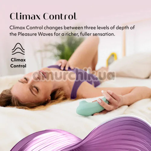 Симулятор орального секса для женщин Womanizer The Original Next, бирюзовый