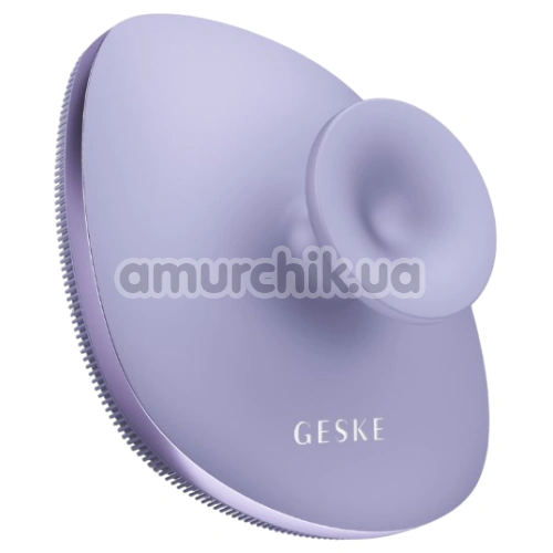 Щетка для тела Geske Body Brush 4 in 1 Suction Mount Metal, фиолетовая