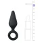 Анальна пробка Easy Toys Pointy Plug S, чорна - Фото №4