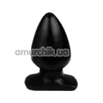 Анальная пробка Mister B All Black Plug Medium, черная - Фото №1