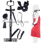 Бондажный набор Lockink Yeahwow Armbinder Restraint Set, черный - Фото №1