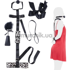 Бондажный набор Lockink Yeahwow Armbinder Restraint Set, черный - Фото №1