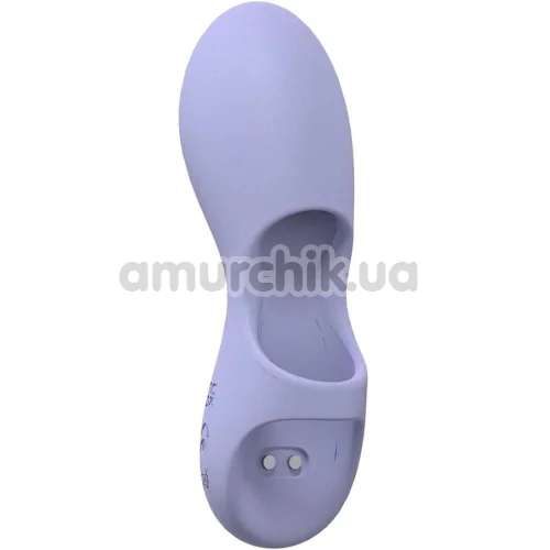 Вібратор на палець Loveline Silicone Finger Vibrator, бузковий