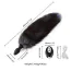 Анальна пробка з вібрацією і чорним хвостом Remote Control Anal Plug With Tail, чорна - Фото №2