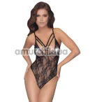 Боді Cotelli Lingerie Sexy Lace String Body, чорне - Фото №1