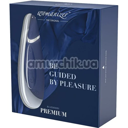 Симулятор орального сексу для жінок Womanizer Premium, синій