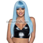 Перука Leg Avenue Long Straight Bang Wig, блакитна - Фото №1