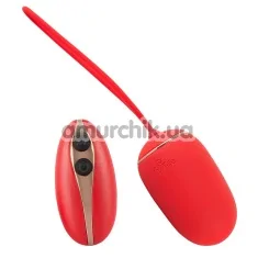 Виброяйцо Sweet Smile Remote Controlled Love Ball, красное - Фото №1