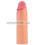 Насадка на пеніс Revolutionary Silicone Nature Extender 1.5, тілесна - Фото №1