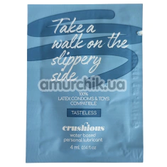 Лубрикант Crushious Waterbased Personal Lubricant, 4 мл - Фото №1
