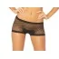 Трусики-шортики Tricks Of The Trade Fishnet Panty, черные - Фото №1