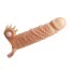 Насадка на пенис с вибрацией Pretty Love Penis Sleeve Connor, телесная - Фото №2