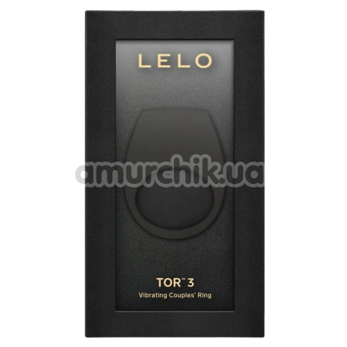 Віброкільце Lelo Tor 3 (Лело Тор 3), чорне