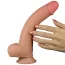 Фаллоимитатор Sliding-Skin Dual Layer Dong 9, телесный - Фото №4