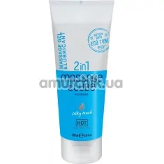 Массажный лубрикант 2 in 1 Massage and Lube Silky Touch, 200 мл - Фото №1