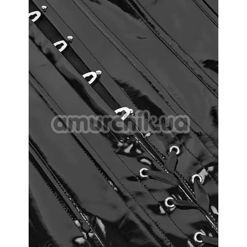 Сукня Star Night Patent Leather Corset Dress, чорна