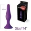 Анальная пробка Mai Attraction Pleasure Toys №33, фиолетовая - Фото №3