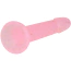 Фаллоимитатор Alume Glitter Silicone Dildo, розовый - Фото №6