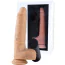 Вибратор с толчками Virgite Realistics Vibrating & Thrusting Realistic With Balls R13, телесный - Фото №8