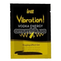 Збуджуючий гель з ефектом вібрації Intt Vibration Vodka Energy Tingling Effect Gel - горілка, 5 мл - Фото №1