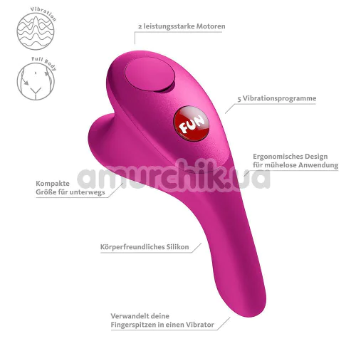 Клиторальный вибратор Fun Factory Be One, розовый