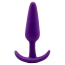 Анальна пробка Alume Silicone Anchor Plug S, фіолетова - Фото №1