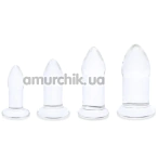 Набор анальних пробок B-Vibe Anal Dilators Set, прозорий - Фото №1