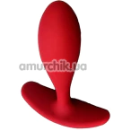 Анальна пробка Loveshop Silicone Anal Plug, червона - Фото №1