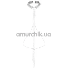 Прикраса для тіла Bijoux Indiscrets Magnifique Collar, срібна - Фото №1