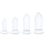 Набор анальних пробок B-Vibe Anal Dilators Set, прозорий - Фото №1