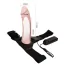 Полый страпон с вибрацией Ultra Passion Harness Strap On With Multi Function Vibrator, телесный - Фото №8