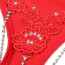 Трусики-стрінги Star Night Floral And Rhinestone G-Strings, червоні - Фото №8