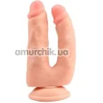 Анально-вагинальный фаллоимитатор Ballsy Super Cock Bromeo №3, телесный - Фото №1