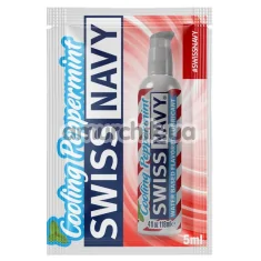 Оральний лубрикант Swiss Navy Cooling Peppermint - м'ята, 5 мл - Фото №1