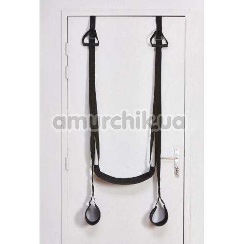 Секс-гойдалка Easy Toys Leg & Bum Support Over The Door Swing, чорна