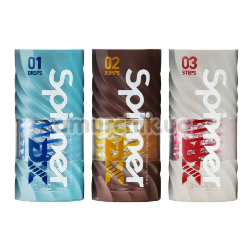 Мастурбатор Tenga Spinner DX 03 Steps, прозорий