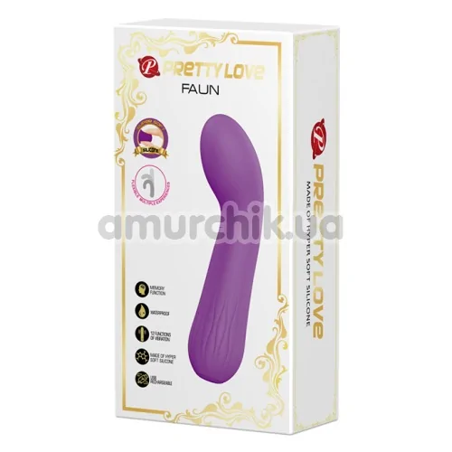 Вибратор для точки G Pretty Love Faun, фиолетовый