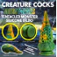 Фалоімітатор Creature Cocks Monstropus, жовто-зелений - Фото №12