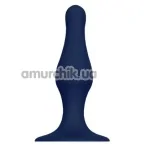 Анальная пробка Cheeky Love Silicone Plug S, синяя - Фото №1