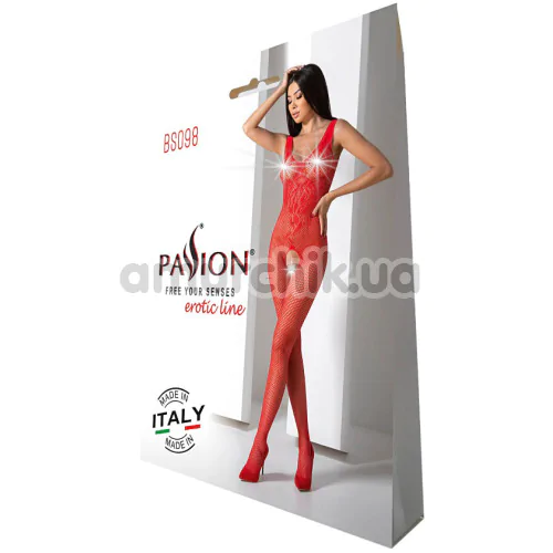 Комбінезон Passion Free Your Senses BS098, червоний