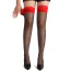 Панчохи Star Night Floral Lace Sexy Stocking, чорні - Фото №5