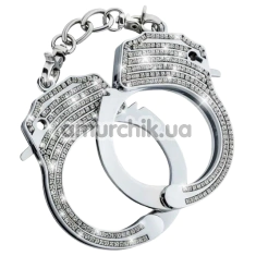 Наручники Temptasia Bling Cuffs, серебряные - Фото №1