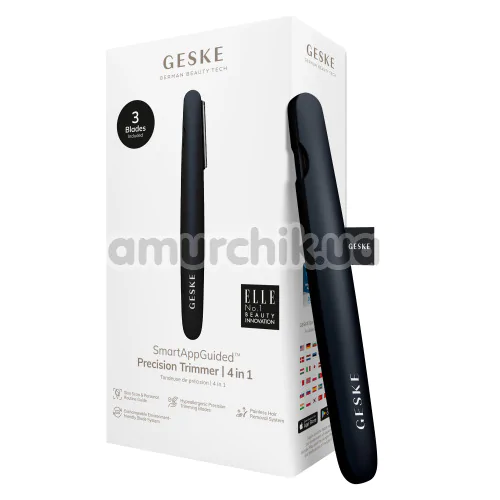 Триммер Geske Precision Trimmer 4 in 1, черный