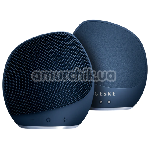 Ультразвуковая щетка для тела Geske Sonic Body Brush 7 in 1, темно-синяя - Фото №1