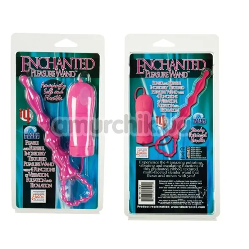 Анальний вібростимулятор Enchanted Pleasure Wand рожевий