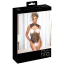 Боди Abierta Fina Crotchless Body, черное - Фото №10