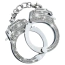 Наручники Temptasia Bling Cuffs, серебряные - Фото №1