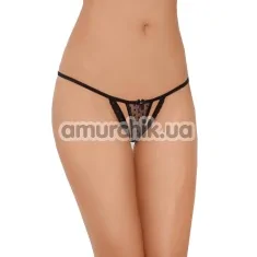 Трусики-стринги женские G-string черные (модель 2428) - Фото №1