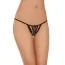 Трусики-стринги женские G-string черные (модель 2428) - Фото №1